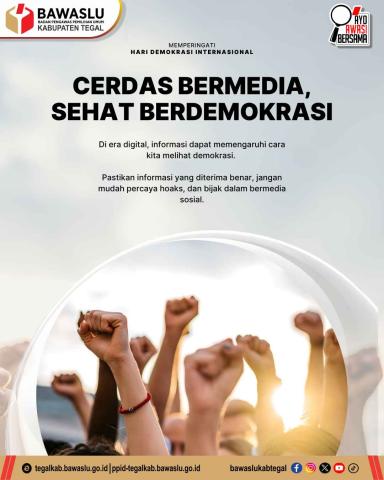 Cerdas Bermedia, Sehat Berdemokrasi