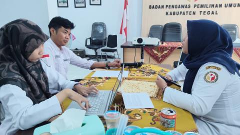 Tak Sekadar Teori, Bawaslu Kabupaten Tegal Praktik Langsung Teknik Klarifikasi Dugaan Tindak Pidana Pemilu