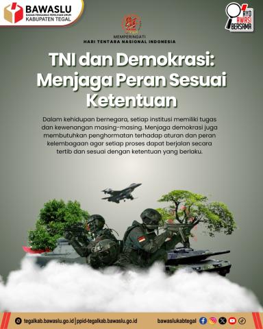 TNI dan Demokrasi: Menjaga Peran Sesuai Ketentuan