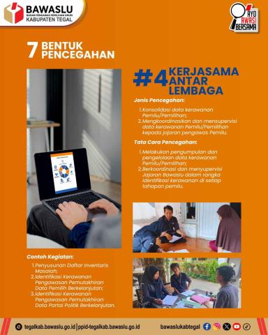Bawaslu Kabupaten Tegal Publikasikan SIP CEGAH, Saku Digital Panduan Pencegahan untuk Perkuat Pengawasan Pemilu