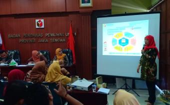 Bawaslu Kabupaten Tegal menyampaikan Laporan Akhir Hasil Pengawasan Pemilu tahun 2019