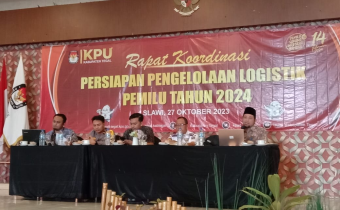 BAWASLU KAB. TEGAL SAMPAIKAN PENTINGNYA PENGAWASAN LOSGISTIK PEMILU 2024