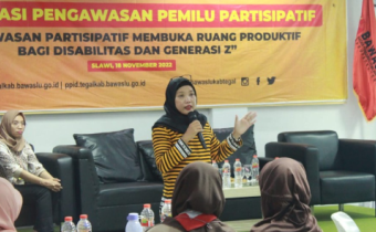 Generazi Z dan Komunitas Disabilitas ikut berpartisipatif dalam Pengawasan Pemilu