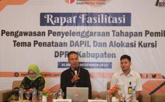 Bawaslu Kabupaten Tegal Siapkan Pengawasan Penataan Dapil dan Alokasi Kursi DPRD