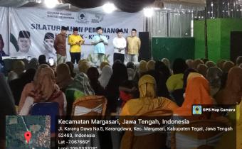 Panwaslu Kecamatan Margasari Melakukan Pengawasan Kampanye Calon Bupati Nomor urut 02 di Desa Karangdawa Kecamatan Margasari