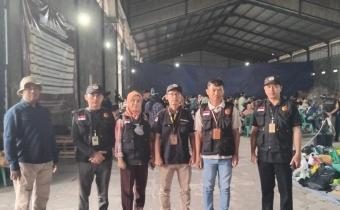 Panwaslucam Lebaksiu Kawal Proses Sorlip Surat Suara di Gudang KPU Kabupaten Tegal