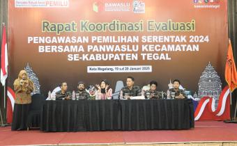 Rakor Evaluasi Pengawasan Pemilihan, Minggu 19 Januari 2025