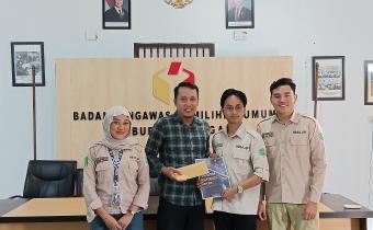 Bawaslu Kabupaten Tegal Terima Audiensi Dari Himpunan Mahasiswa Jurusan Ilmu Politik (HIMAJIP) Universitas Nasional Jakarta.