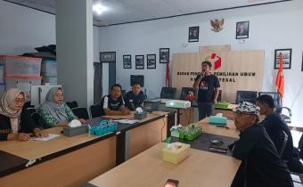 Bawaslu Kabupaten Tegal Adakan Kegiatan Bimbingan Teknis Tata Cara Penginputan Daftar Informasi Publik (DIP)