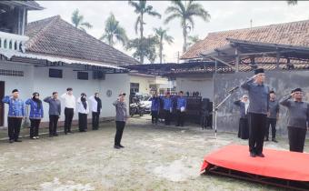 Bawaslu Kabupaten Tegal Gelar Upacara Peringatan Hari Lahir Pancasila  Tahun 2025