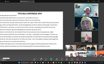 Bawaslu Kabupaten Tegal Ikuti Kegiatan Mitigasi Risiko 