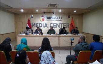 Forum Diskusi “Menakar Dampak Putusan MK terhadap Kontestasi 2029” di Media Center, Gedung Bawaslu RI, Rabu (9/7/2025)/Foto: Publikasi dan Pemberitaan Bawaslu
