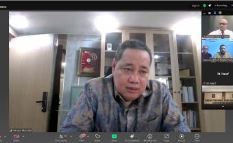 Tangkapan layar Rapat ‘Pemantauan Kesiapan Pelaksanaan PSU dan Pilkada Ulang serta Persiapan Rapat Kegiatan Koordinasi Nasional Bawaslu’ yang dilakukan secara daring pada Senin, (21/7/2025).