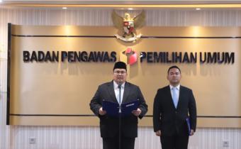 Ketua Bawaslu Rahmat Bagja saat melantik Penggantian Antarwaktu Anggota Bawaslu Provinsi dan Kabupaten di kantor Bawaslu, Jakarta pada, Sabtu (26/7/2025)/Foto: Publikasi Pemberitaan Bawaslu