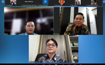 Bawaslu Kabupaten Tegal Ikuti Zoom Evaluasi Kehumasan Bulan Juli 2025