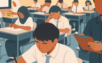 Sasar SMKN 1 Slawi, Bawaslu Kabupaten Tegal Uji Petik Pemilih Pemula 