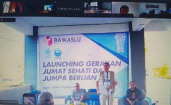 Bawaslu Kabupaten Tegal Ikut Serta dalam Launching Program “Jumat Sehati” dan “Jumpa Berlian”