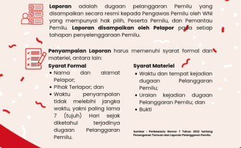 Siapa Saja yang Berhak Melaporkan Dugaan Pelanggaran Pemilu?