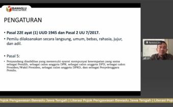 Literasi Pojok Pengawasan Vol.4: Pengawasan Pemilu Inklusif; Strategi Advokasi dan Afirmasi Kelompok Rentan dan Masyarakat Marginal.