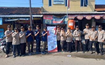 Panwaslu Adiwerna Gelar Patroli Kawal Hak Pilih di Pasar Kedungsukun