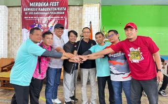 Bawaslu Kabupaten Tegal Ikuti Pembukaan Merdeka Fest 2025 se-Eks Karesidenan Pekalongan
