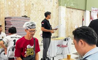 Bawaslu Kabupaten Tegal ikuti Cabor Catur di Ajang Merdeka Fest 2025 