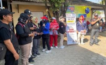 Patroli Kawal Hak Pilih Panwaslu Kecamatan Warureja