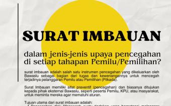 Memahami Peran Surat Imbauan Bawaslu: Pencegahan Dini Pelanggaran Pemilu