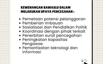 Bawaslu Kabupaten/Kota Aktif Cegah Pelanggaran Pemilu, Ini Langkah-Langkahnya!