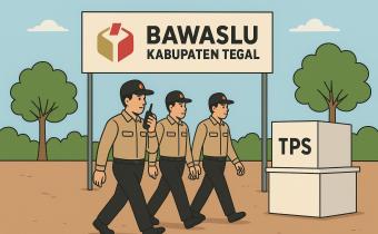 Bawaslu Kabupaten Tegal Unggah Upaya Patroli Pengawasan Pemilu di Media Sosial