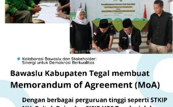 Bawaslu Kabupaten Tegal Gandeng Perguruan Tinggi dalam Pengawasan Pemilu 2024