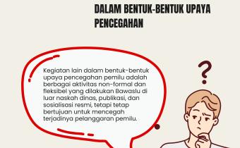 Bawaslu Kabupaten Tegal Dorong Pencegahan Lewat Kegiatan Non-Formal