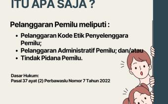 Jenis Pelanggaran Pemilu