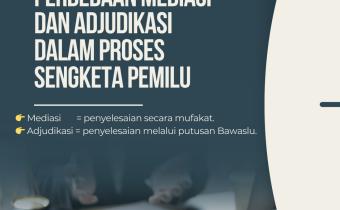 Bawaslu Kabupaten Tegal Sosialisasikan Perbedaan Mediasi dan Adjudikasi dalam Penyelesaian Sengketa Pemilu