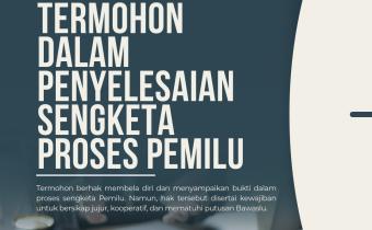Bawaslu Tekankan Hak dan Kewajiban Termohon dalam Sengketa Proses Pemilu
