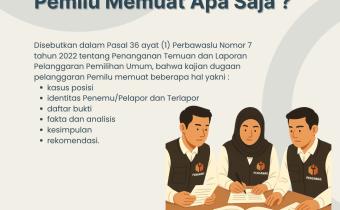 Isi Kajian Dugaan Pelanggaran Pemilu oleh Bawaslu