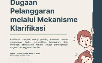 Bawaslu Kabupaten Tegal Klarifikasi Dugaan Pelanggaran Pemilu