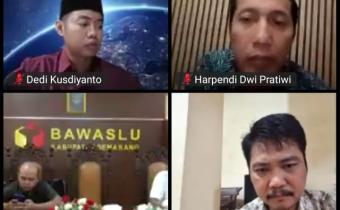 Bawaslu Tegal Ikuti Rakor Penyusunan Buku Penguatan Kelembagaan