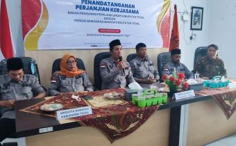 Ketua Bawaslu Kabupaten Tegal Ajak Perisai Demokrasi Bangsa Bersinergi Siapkan Pemilu yang Berintegritas