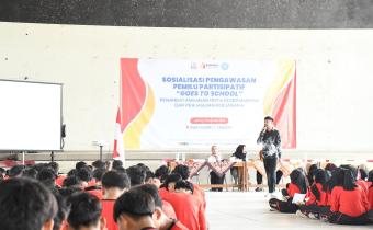 Bawaslu Kabupaten Tegal Ajak Siswa SMAN 1 Kramat Jadi Pengawas Pemilu Partisipatif