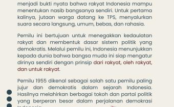 Pemilu 1955: Titik Awal Demokrasi Indonesia yang Menjadi Warisan Bangsa