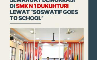 Bawaslu Kabupaten Tegal Gelorakan Semangat Demokrasi di SMK N 1 Dukuhturi Lewat Soswatif Goes to School