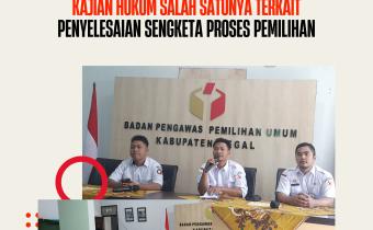 Bawaslu Kabupaten Tegal Perkuat Kajian Hukum Sepanjang 2025, Fokus pada Penyelesaian Sengketa Pemilihan