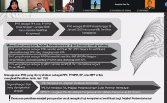Bawaslu Kabupaten Tegal Ikuti Rapat Pembahasan Pelaksanaan Anggaran Awal Tahun 2026
