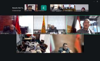 Bawaslu Kabupaten Tegal Ikuti Rapat Rutin Pembinaan dan Evaluasi Bawaslu RI