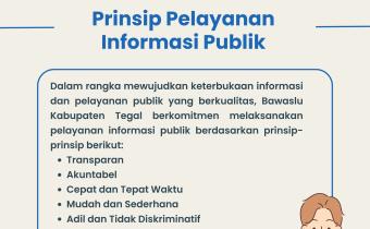 PPID Bawaslu Kabupaten Tegal Terapkan Prinsip Pelayanan Informasi Publik yang Berkualitas