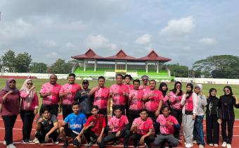 Bangun Soliditas dan Pola Hidup Sehat, Bawaslu Kabupaten Tegal Gelar Fun Run & Walk