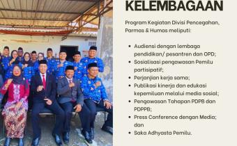 Rencana Kerja Divisi Pencegahan, Parmas, dan Humas Bawaslu Kabupaten Tegal Tahun 2026