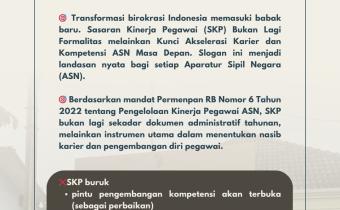 "SKP Hari Ini, Karier Masa Depan" Hubungan SKP dengan Promosi dan Pengembangan Kompetensi