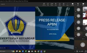 Bawaslu Kabupaten Tegal Hadiri Press Release APBN 2025: Mengawal Transparansi dan Kinerja Anggaran di Wilayah Tegal